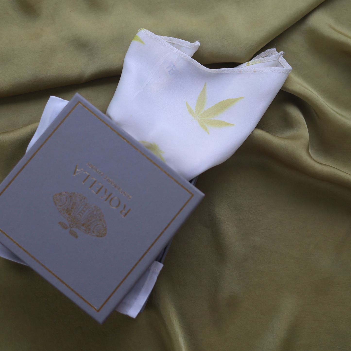 Cannabis Print Pocket square