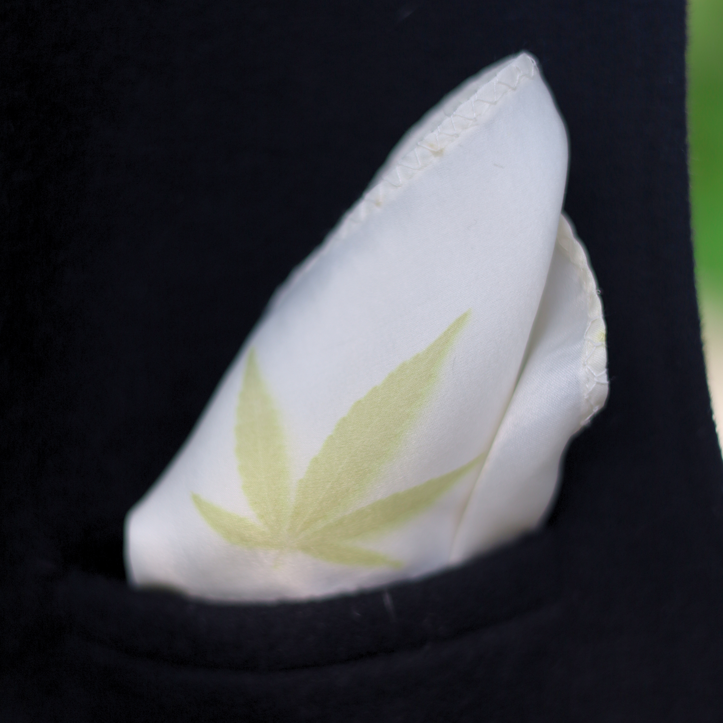 Cannabis Print Pocket square