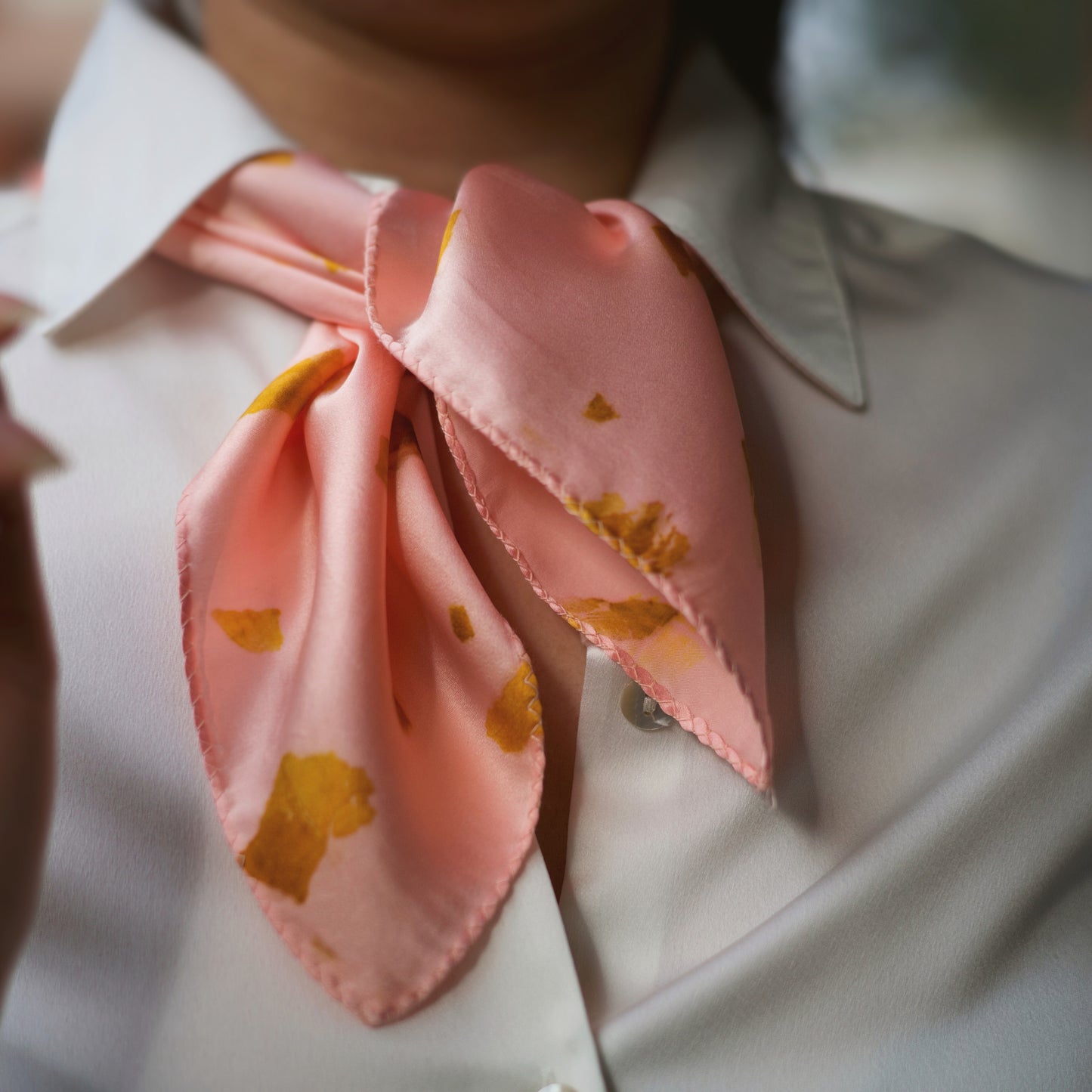 Pink Terrazzo Scarf