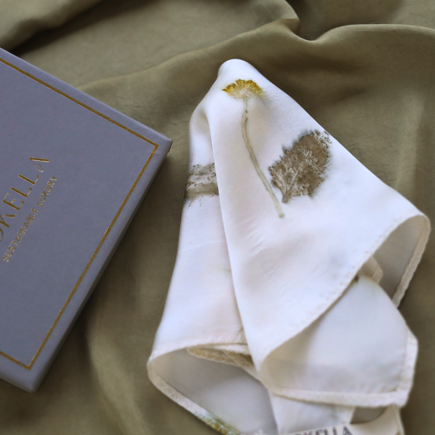 Forget Me Not Pocket Square