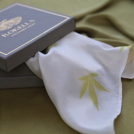 Cannabis Print Pocket square