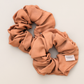 Peachy Nude Vegan Silk Scrunchie