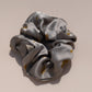 Ash Grey Terrazzo Silk Scrunchie